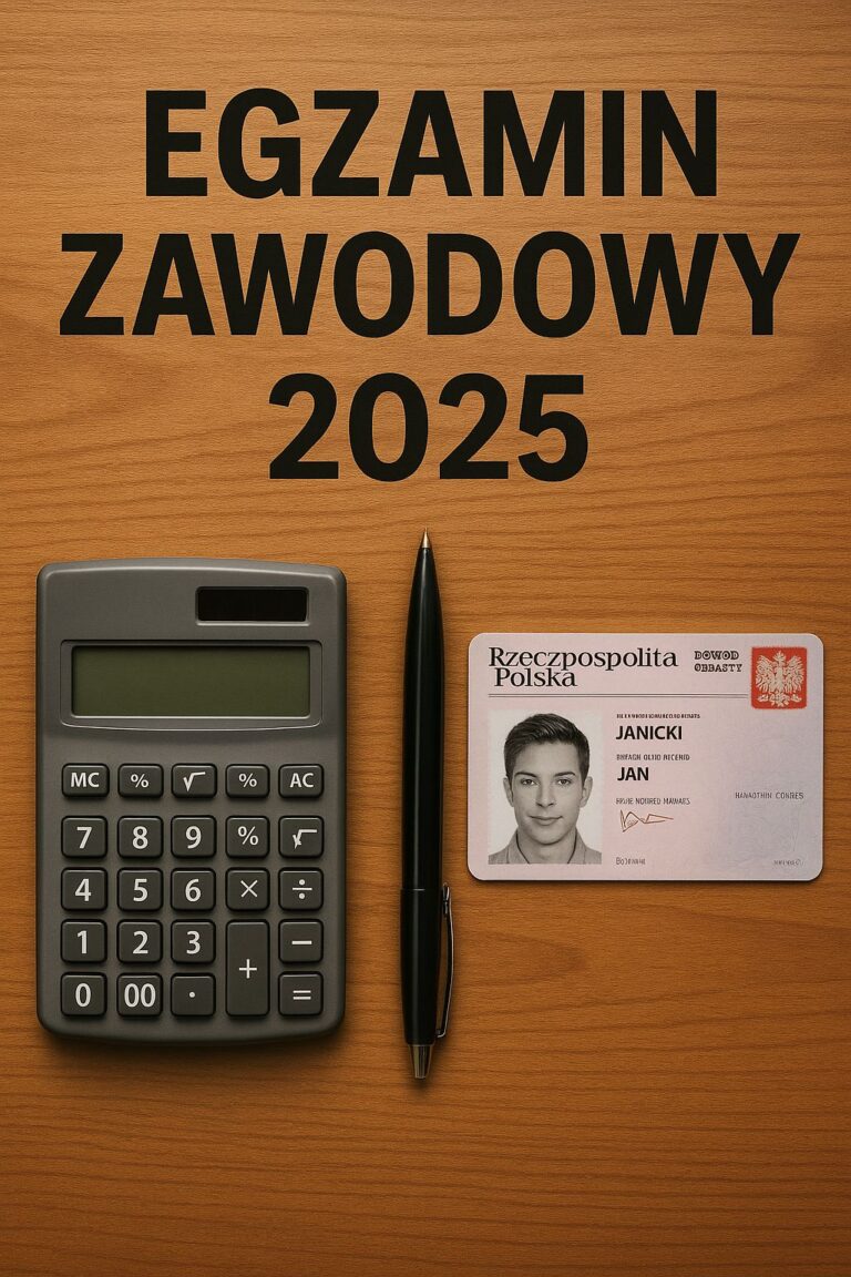 Read more about the article EGZAMIN ZAWODOWY LATO 2025