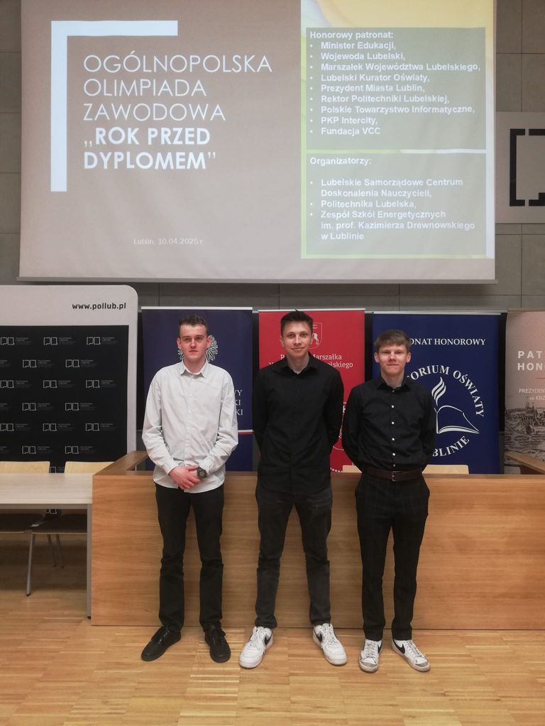 Read more about the article KONFERENCJA PODSUMOWUJĄCA WYNIKI OGÓLNOPOLSKIEJ OLIMPIADY ZAWODOWEJ „ROK PRZED DYPLOMEM”