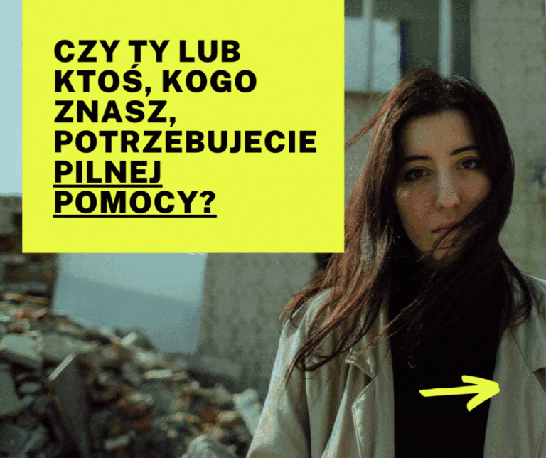 Read more about the article MOŻESZ LICZYĆ NA POMOC. NIE TRAĆ NADZIEI