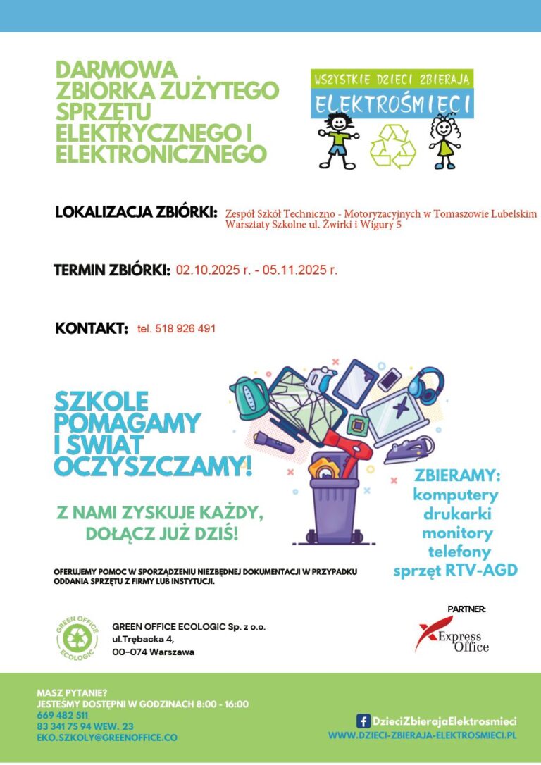 Read more about the article ZBIÓRKA ELEKTROŚMIECI