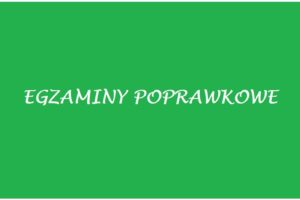 EGZAMIN POPRAWKOWY SIERPIEŃ 2026