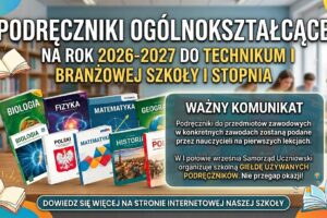 PODRĘCZNIKI NA ROK SZKOLNY 2026/2027