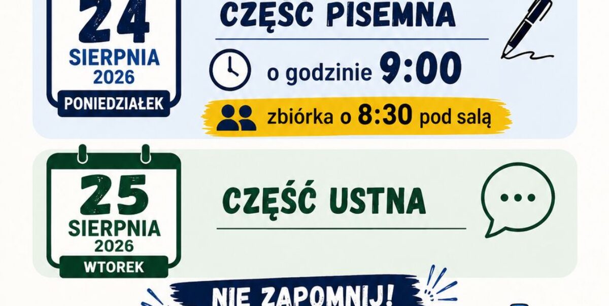 MATURA POPRAWKOWA