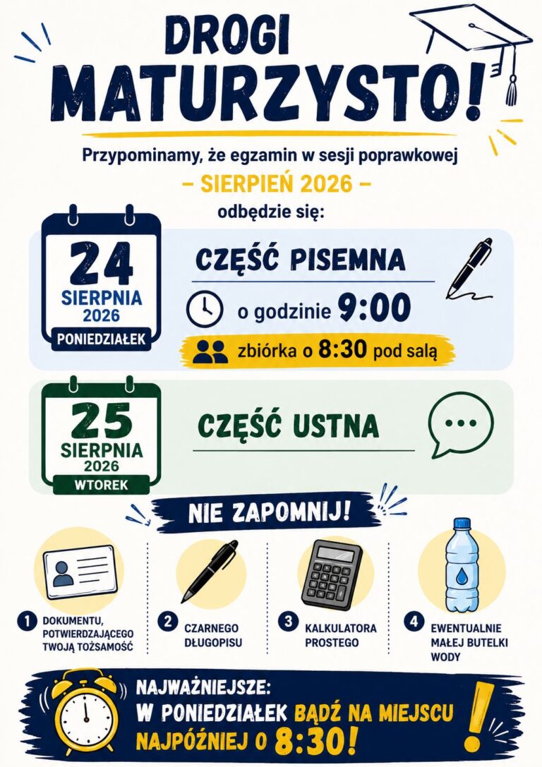Read more about the article MATURA POPRAWKOWA