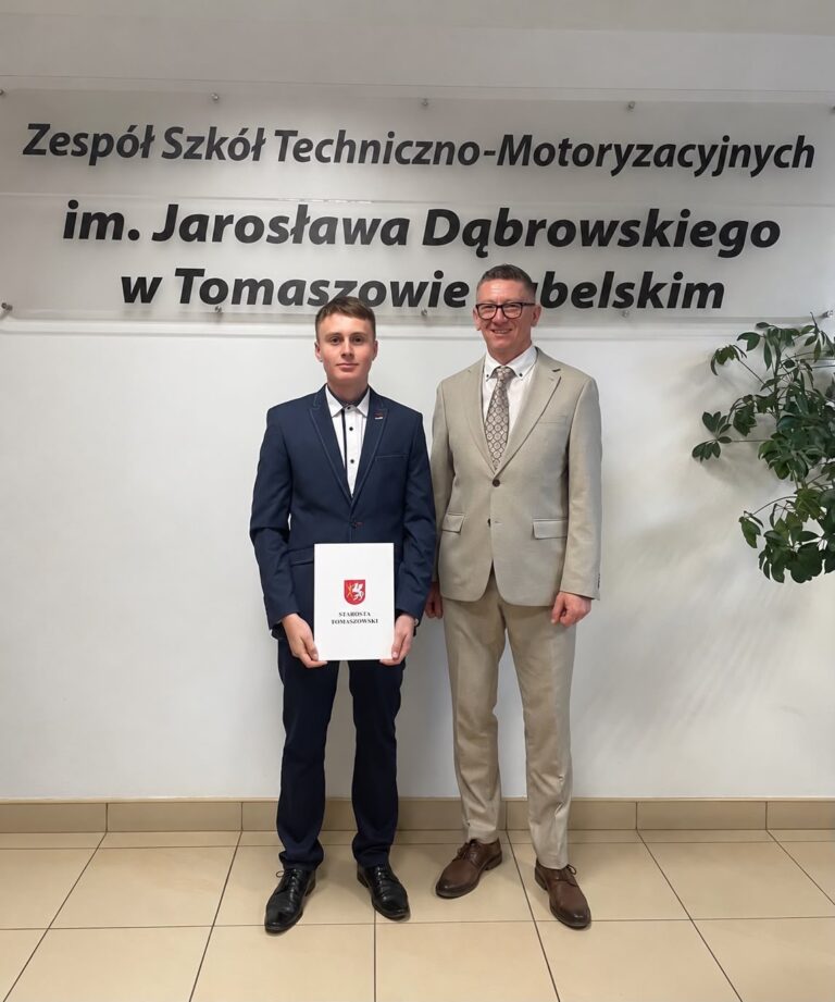 Read more about the article STYPENDIUM STAROSTY TOMASZOWSKIEGO
