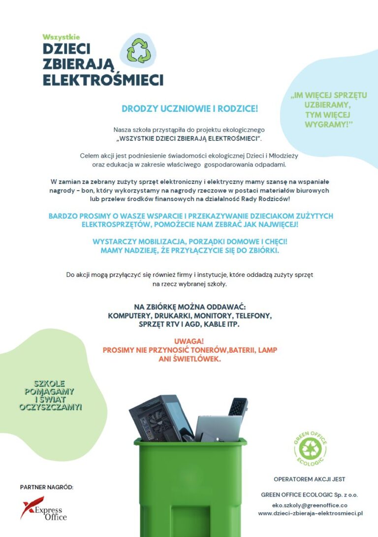 Read more about the article ZBIÓRKA ELEKTROŚMIECI